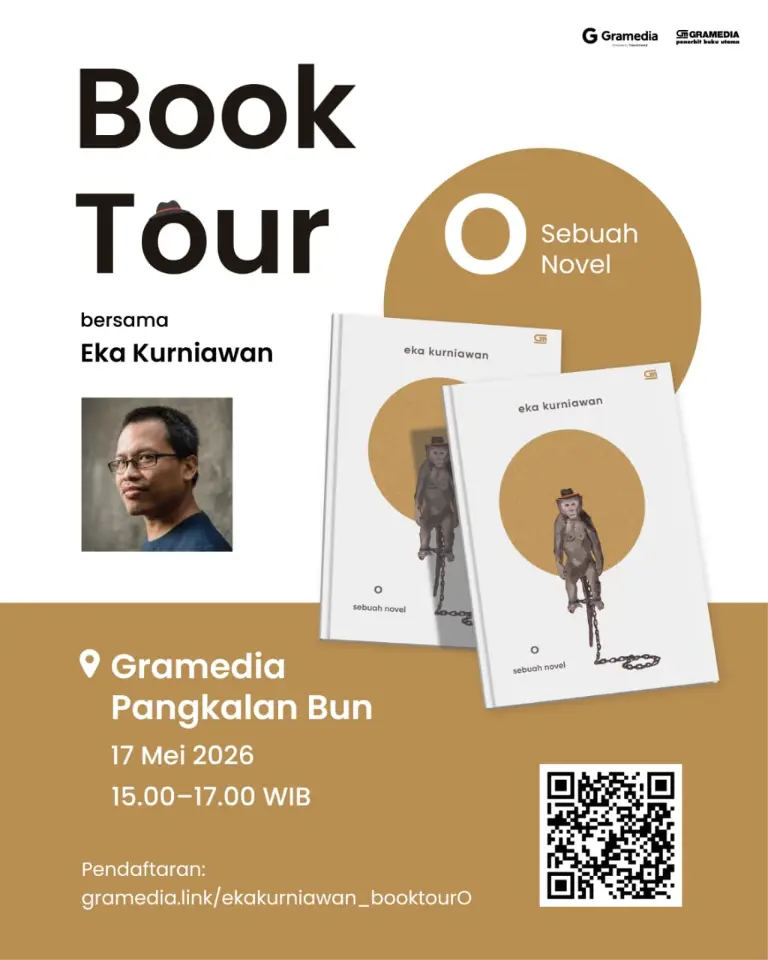 book tour Eka di Gramedia Pangkalan Bun